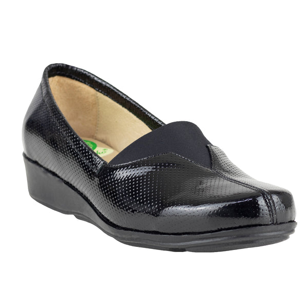 Mocasín De Charol Para Dama Capricho 919 Negro