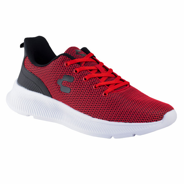 Tenis Running Para Caballero Charly 1086138 Rojo Negro