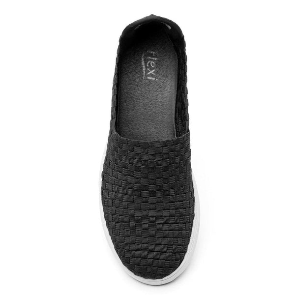 Slip On Casual Dama Flexi Grecya 104905 Negro