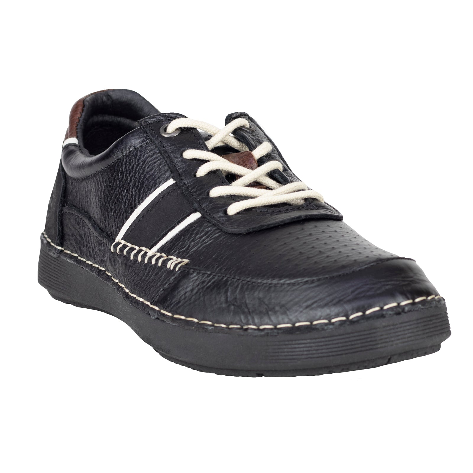 Zapato Oxford Casual Para Caballero Lobo Solo 8163 Negro
