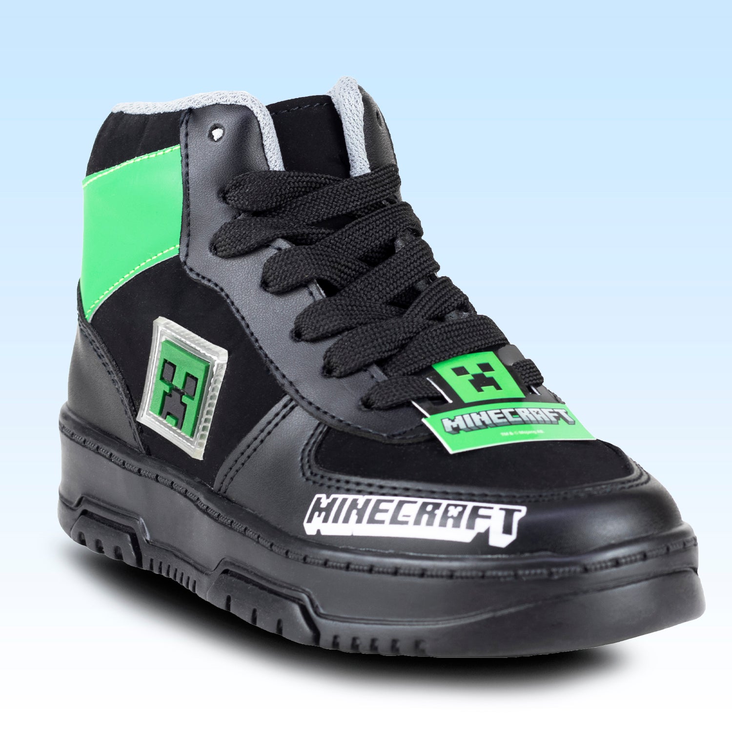 Tenis de Bota Urbano Casual Para Niño Yuyin Minecraft MI300 Negro