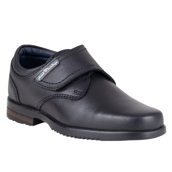 Zapato Escolar Niño Azul Plumbago 00802 Negro 22-26