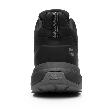 Bota Waterproof Confort Para Caballero Flexi Country 421104 Negro