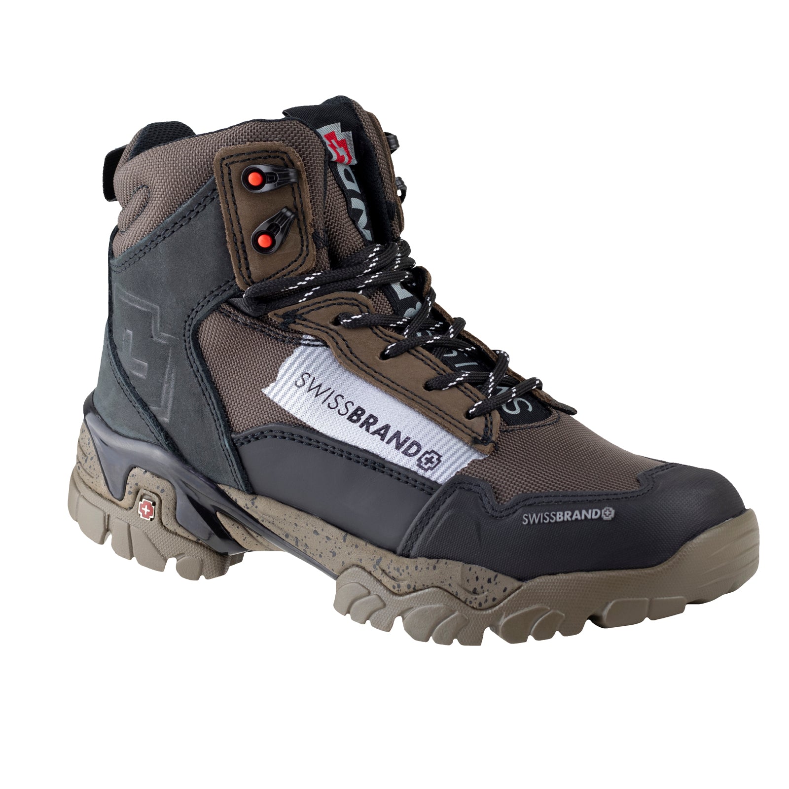 Bota Camping Caballero Swissbrand Alpes 407 Café