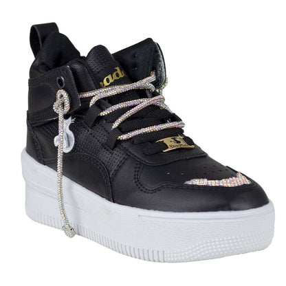 Tenis Negro Tornaso Plataforma Para Mujer Shadow Urbano 3003