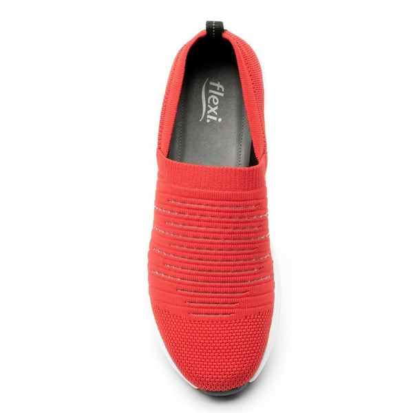 Tenis Casual Dama Flexi Fenix 105206 Rojo