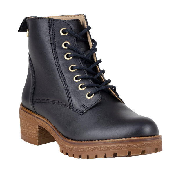 Bota Casual Dama Verde Tabaco Bella 7152 Negro