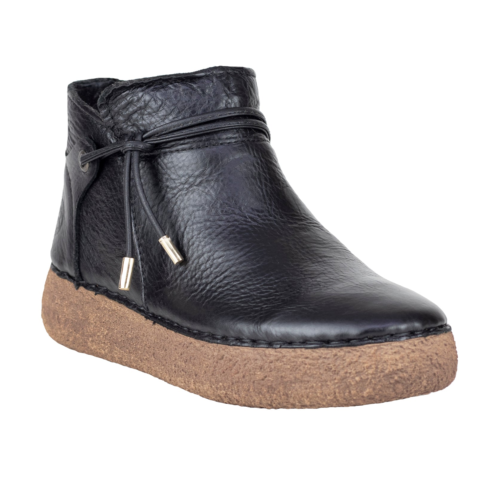 Botín Casual de Marca Lobo Solo Para Dama 4828 Negro