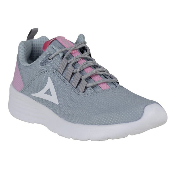 Tenis Running Para Correr Pirma Mujer 0248 Gris Rosa Deporte