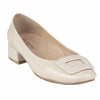 Zapato Flat De Tacon Para Dama Valdano 810 Charol Nude