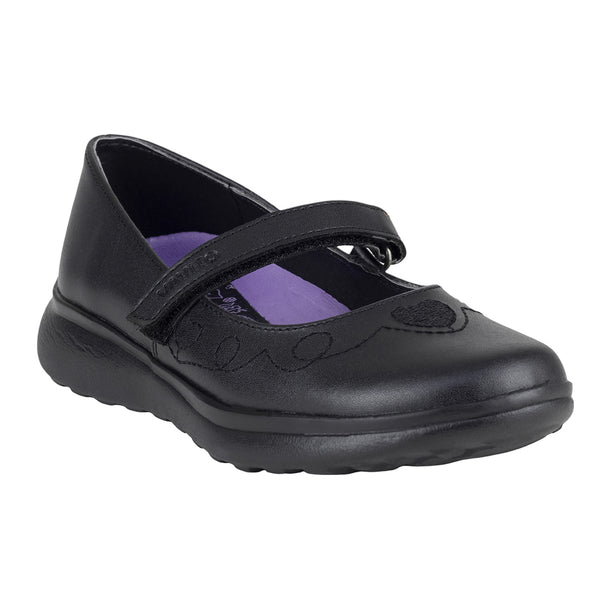 Zapato Escolar Para Niña Vavito 760005 Negro