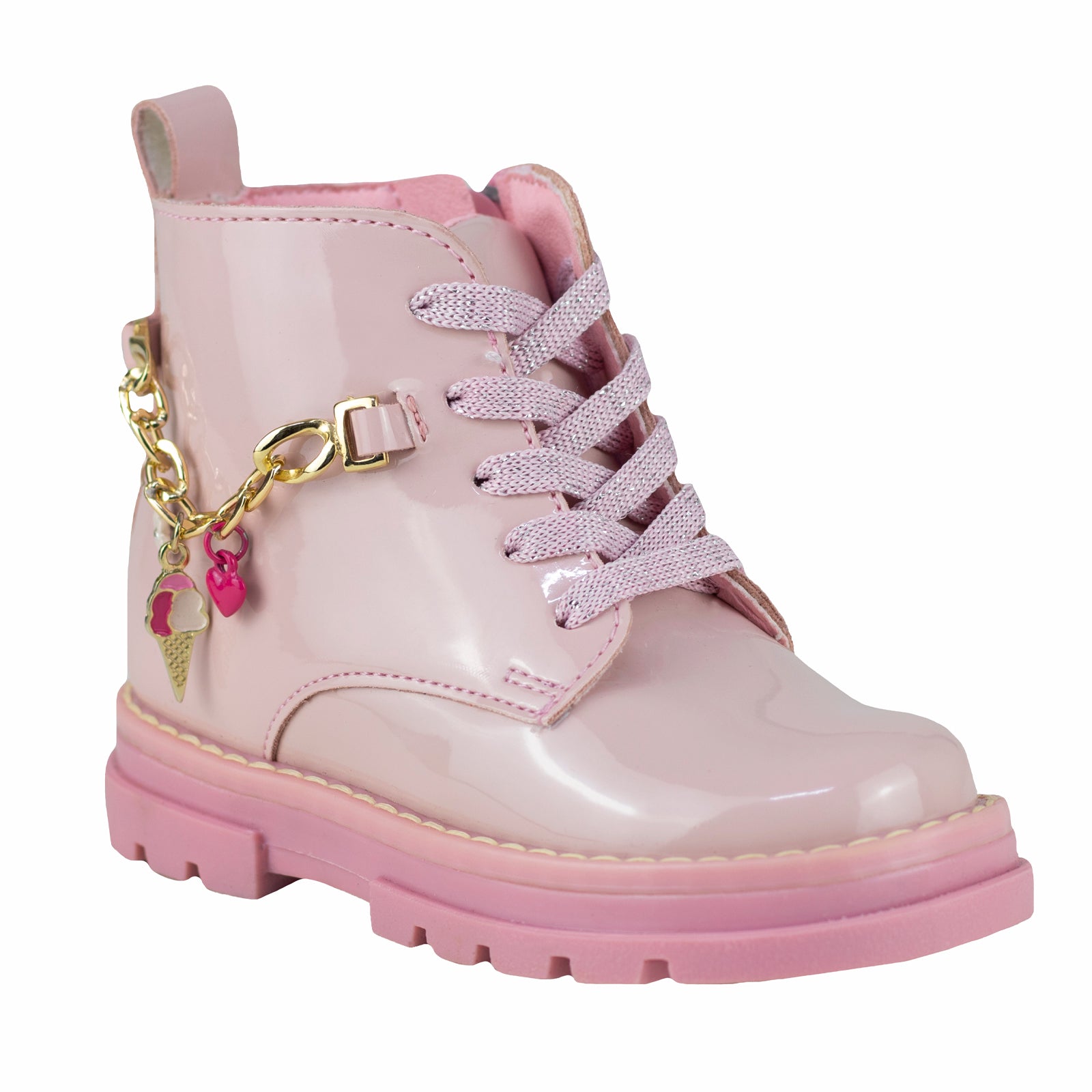 Bota Urbana Karsten Niña 95012-2B Rosa Charol 15-21