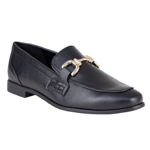 Mocasín Clásico Dama Salamandra 29701 Negro