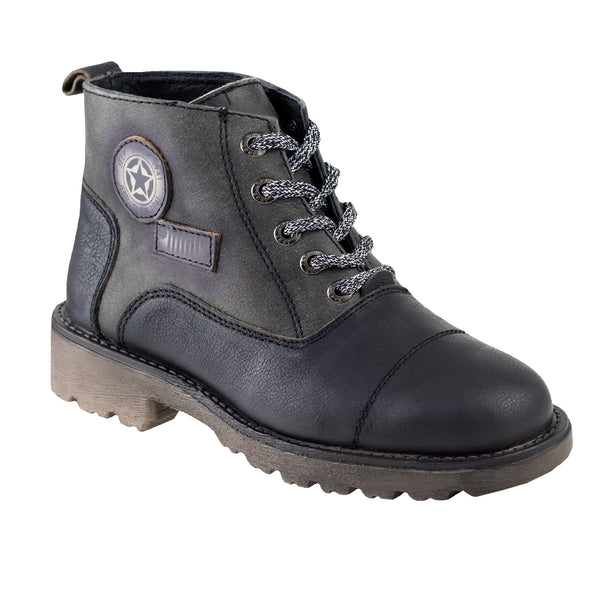Bota Casual Caballero Jeep Hurts 10158 Graneado Negro