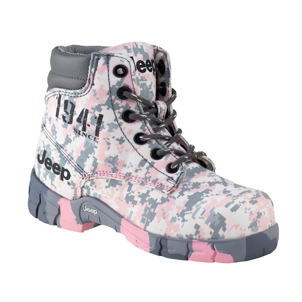 -Bota Industrial Tipo II (PP) Dama Jeep Gladiator 5130 Pixel Rosa-