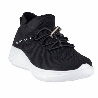 Tenis De Calcetín Para Niño Perry Ellis 6490 Negro