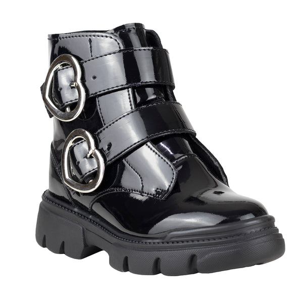 Bota de Charol Para Niña Karsten 64305-1A Negro 22-24