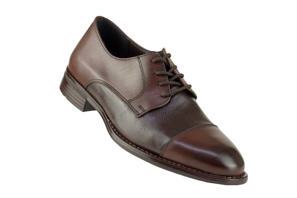 Zapato Formal Oxford Para Hombre Gino Cherruti 2602 Marrón~