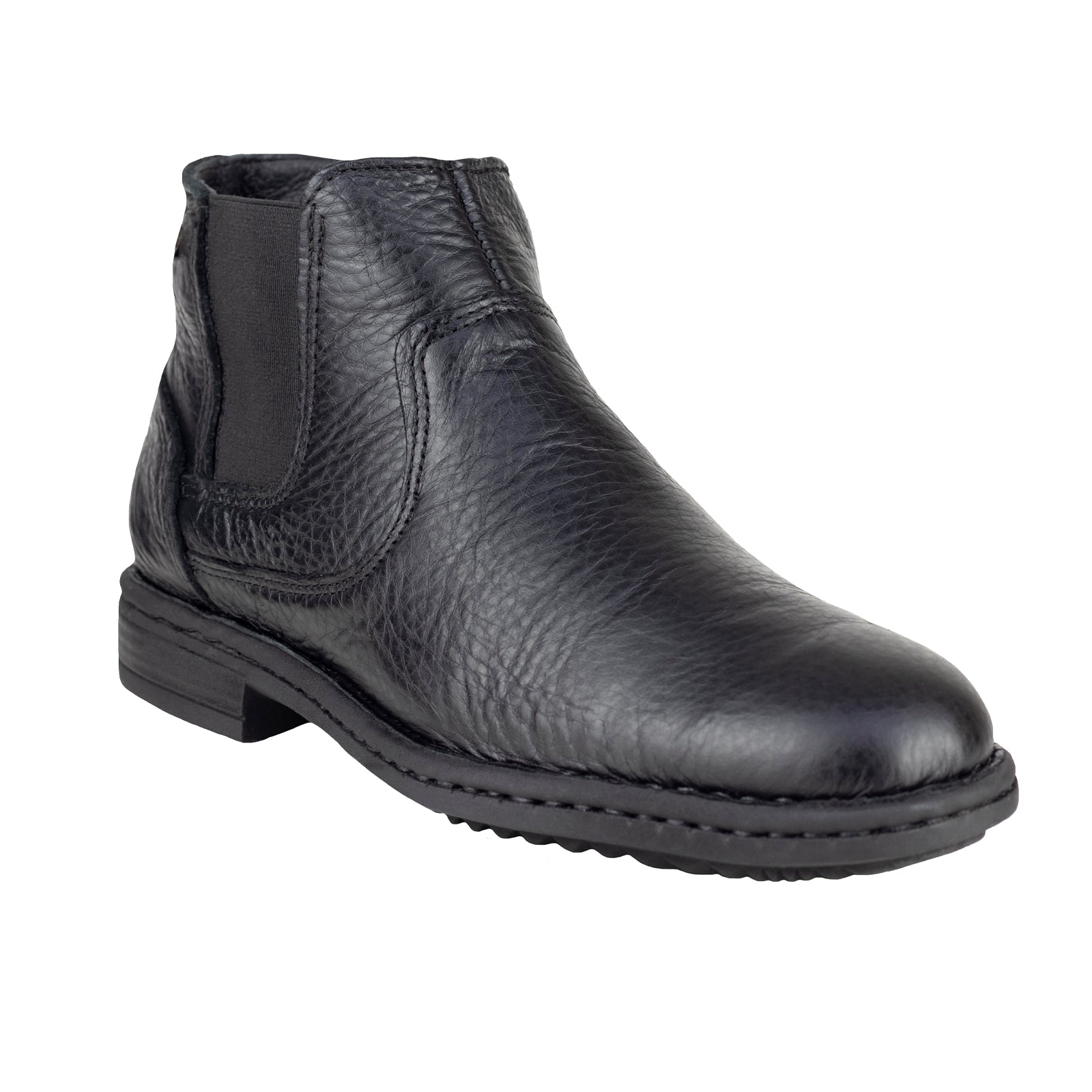 Botín Casual Confort Para Caballero Lobo Solo 7952 Negro
