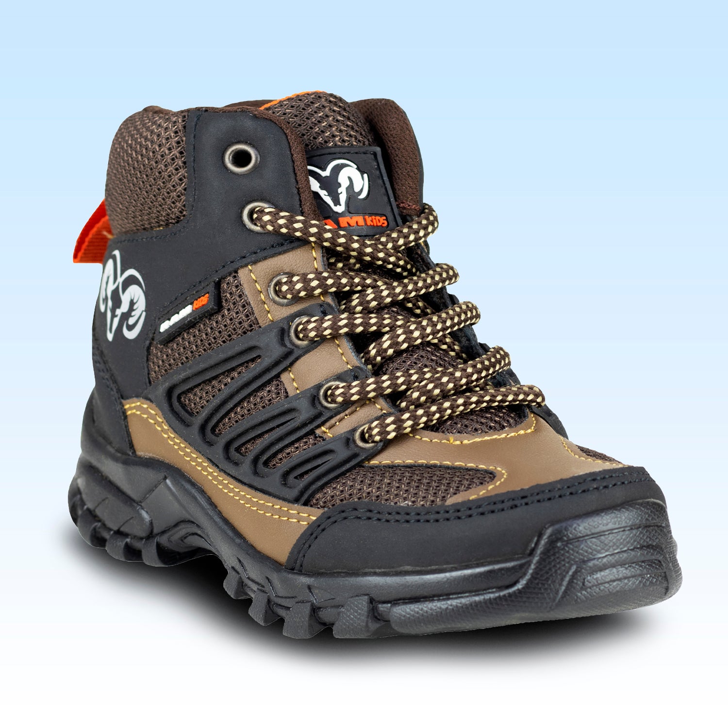 Bota Outdoor Confort Casual Para Niño New Ram Kids 546 Café