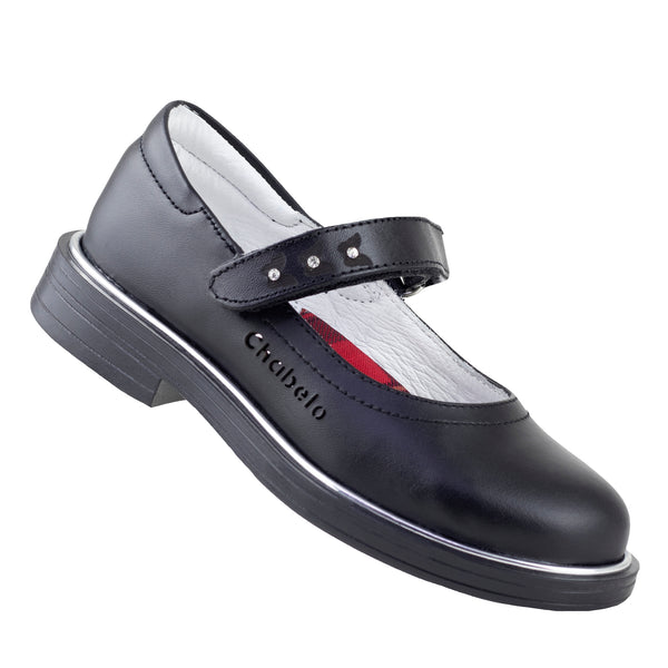 Zapato Escolar Niña Chabelo C156-A Negro 18-21