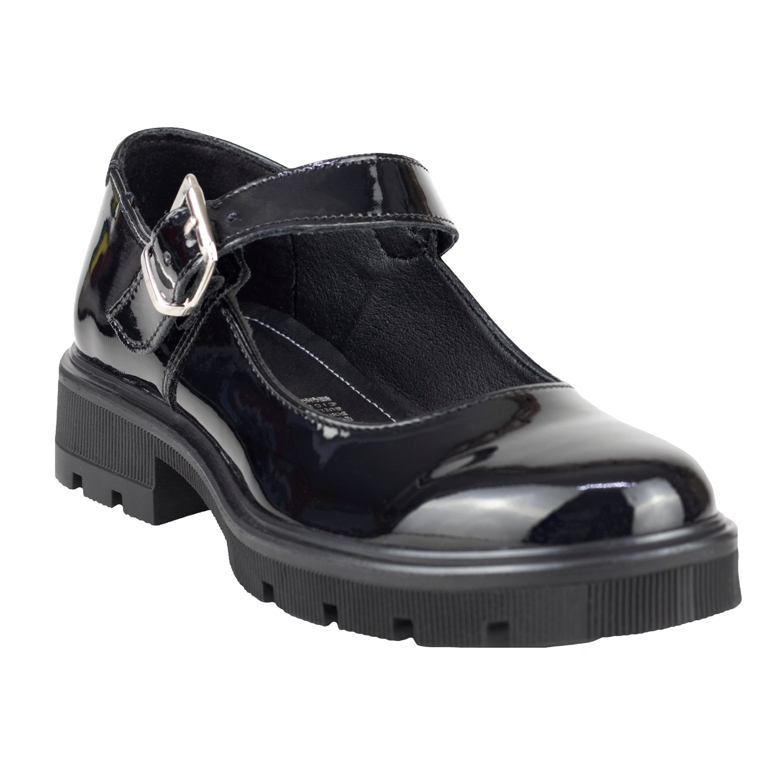 Zapato Escolar para Niña Green Love 94071 Charol Negro