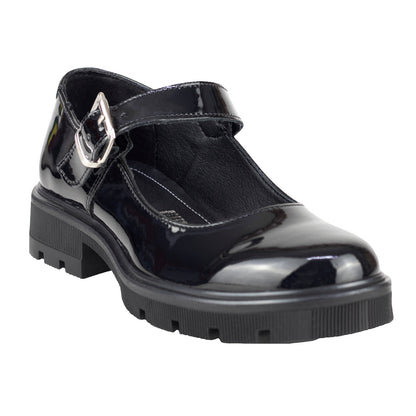 Zapato Escolar para Niña Green Love 94071 Charol Negro