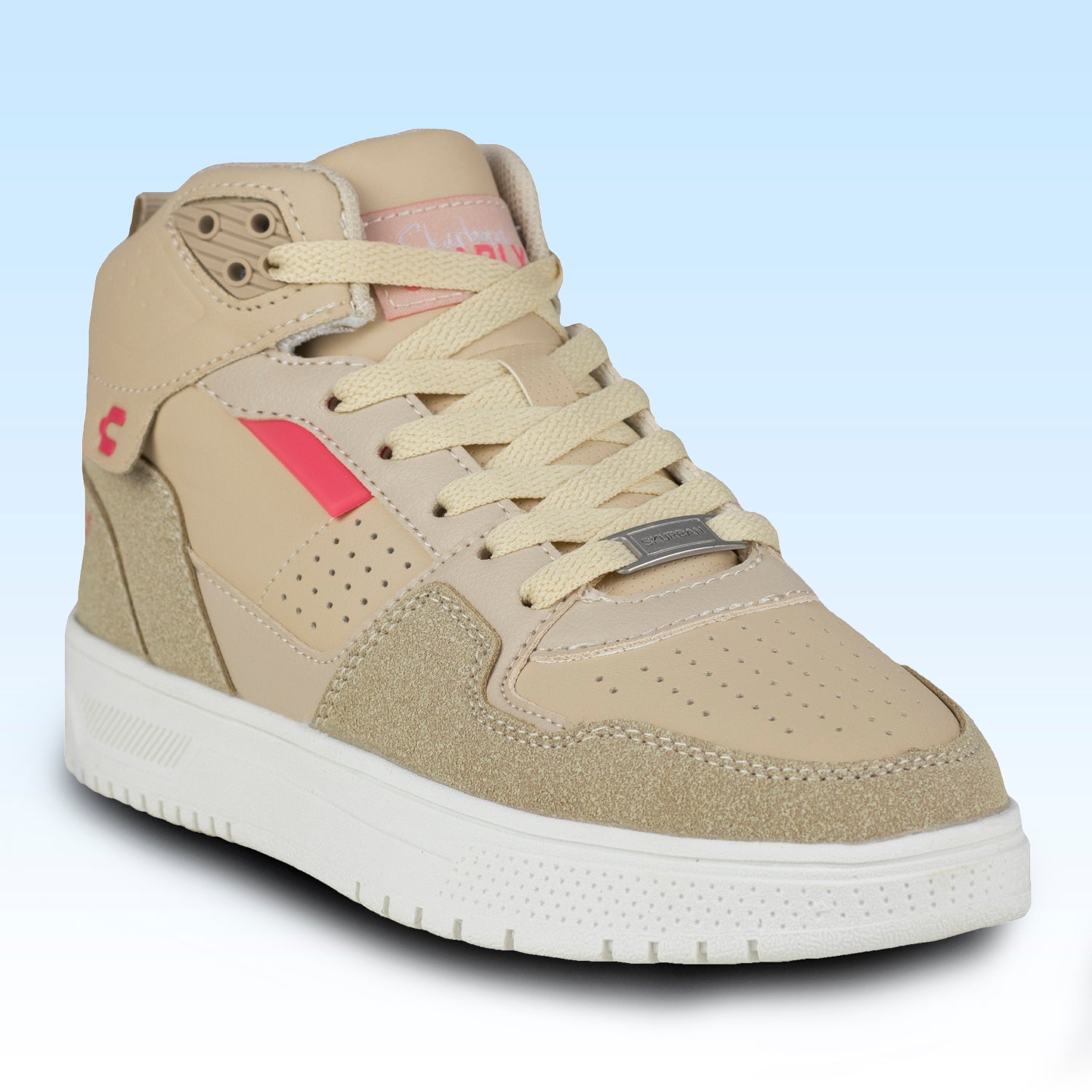 Tenis Bota Urbano Ligero Sport Para Dama Charly 1050567 Beige