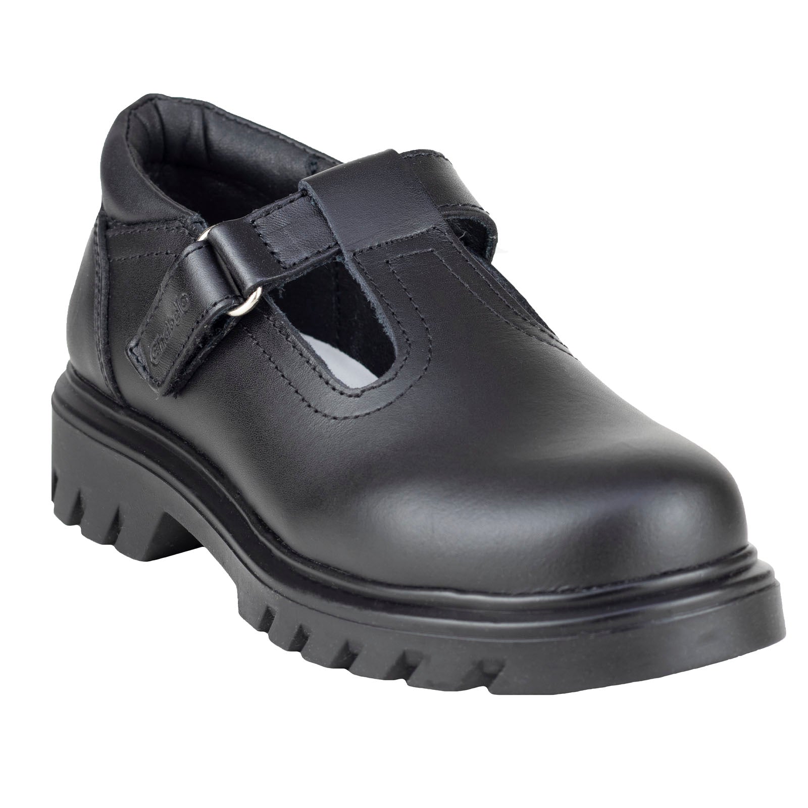 Zapato Escolar Para Niña C231-A Piel Negro 21.5-26