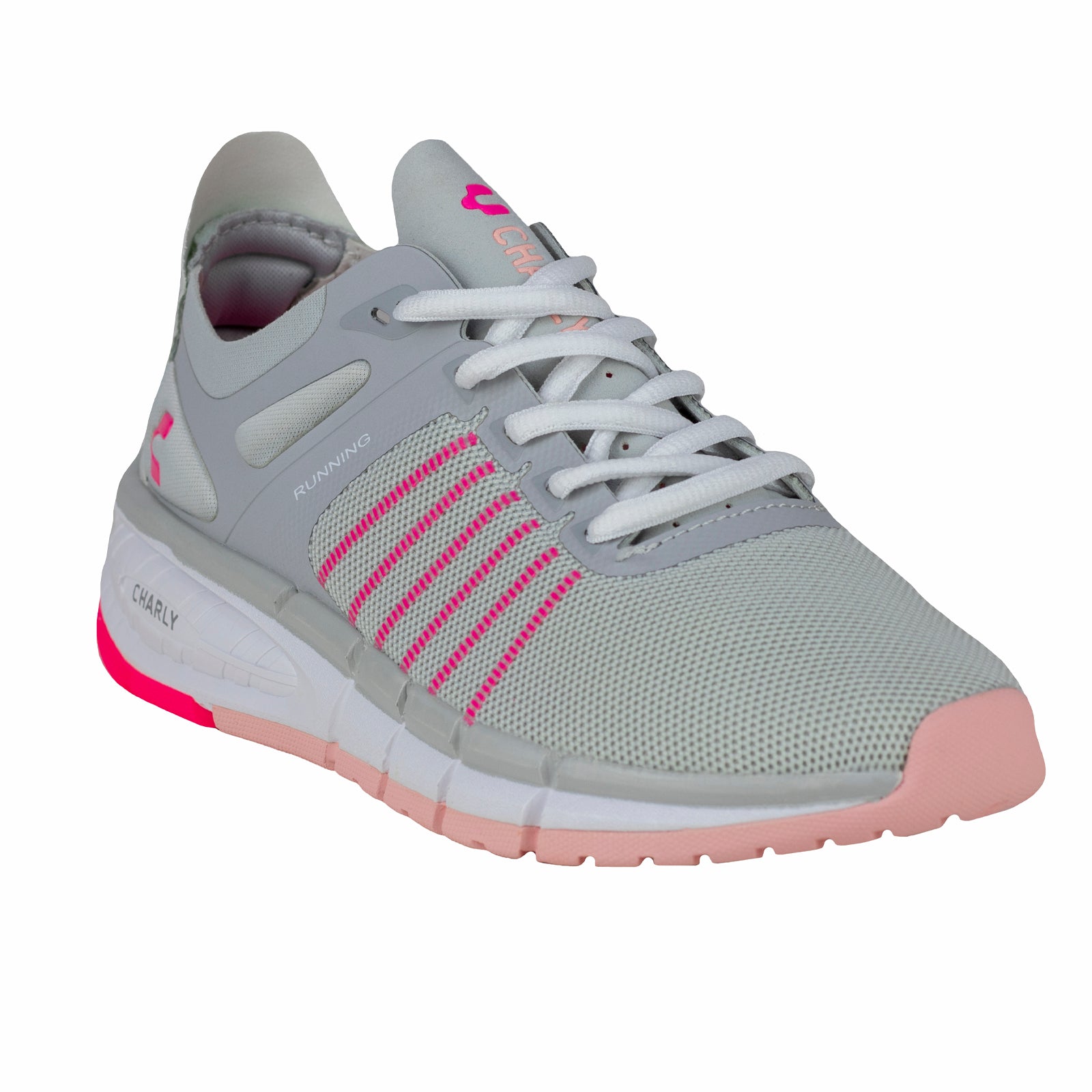 Tenis Sneaker Confort Casual Para Dama Charly 1049922 Gris Fiusha