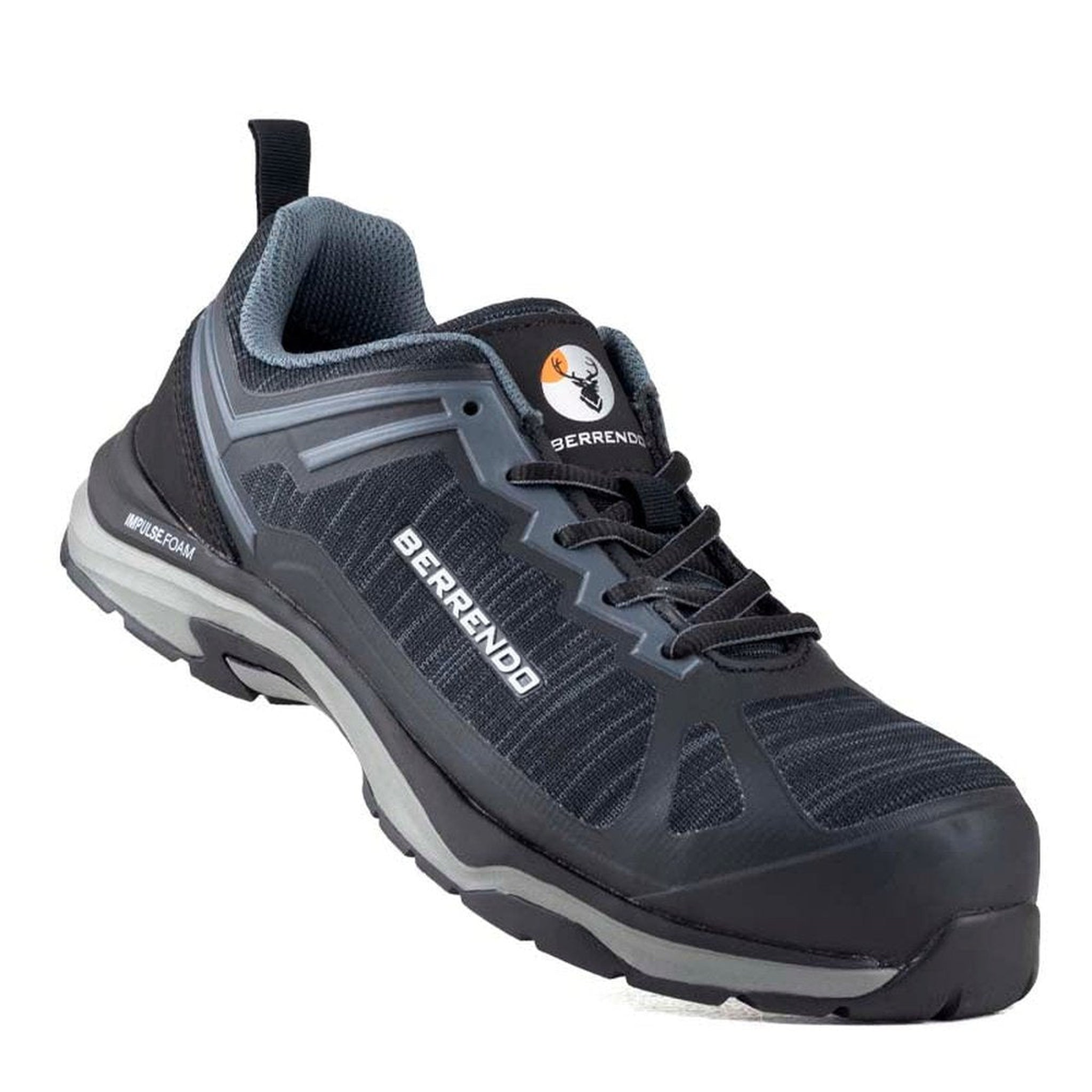 Tenis Industrial Dielectrico Berrendo 7709 Negro Casquillo