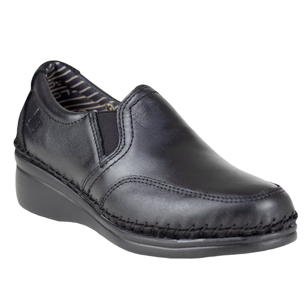 Zapato De Tacón Dama Lobo Solo Jessi 4706 Algodón Negro