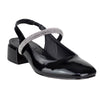 Zapato Destalonado Para Dama Salamandra 284-3975A Charol Negro