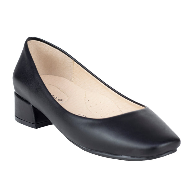 Zapato Flat De Tacón Para Dama Valdano 800 Negro