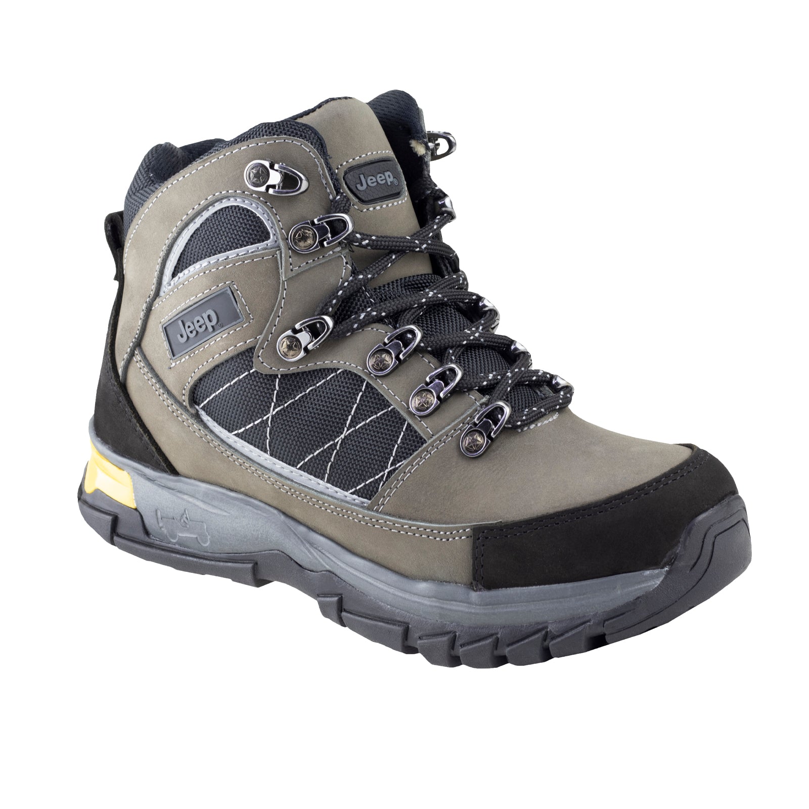 Bota Camping Caballero Jeep Cherokee 4506 Nobuck Gris