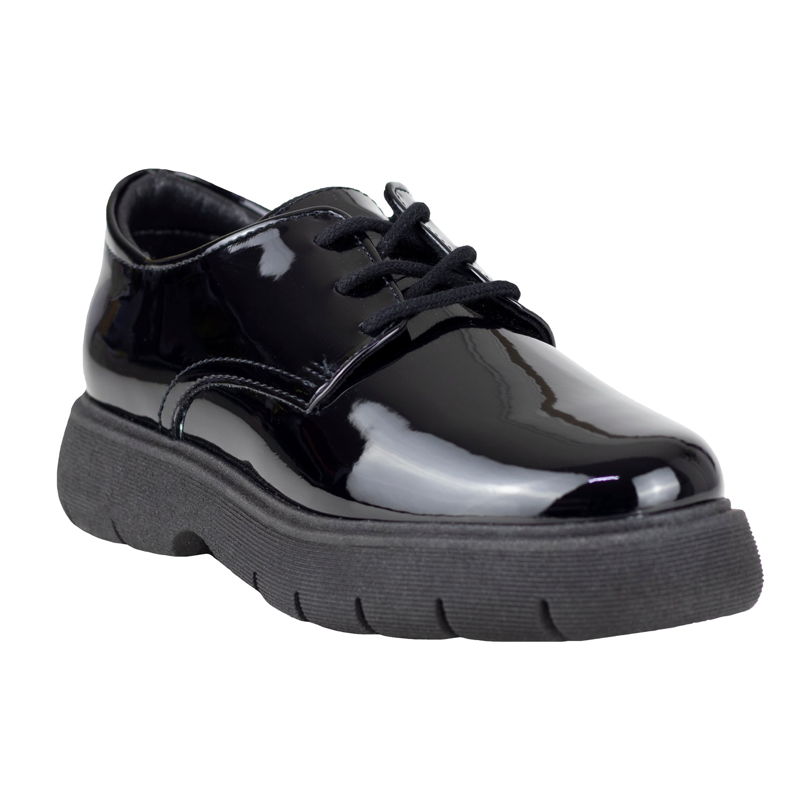 Zapato Escolar Para Niña Chabelo C725-A Charol Negro 22-26