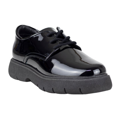 Zapato Escolar Para Niña Chabelo C725-A Charol Negro 22-26