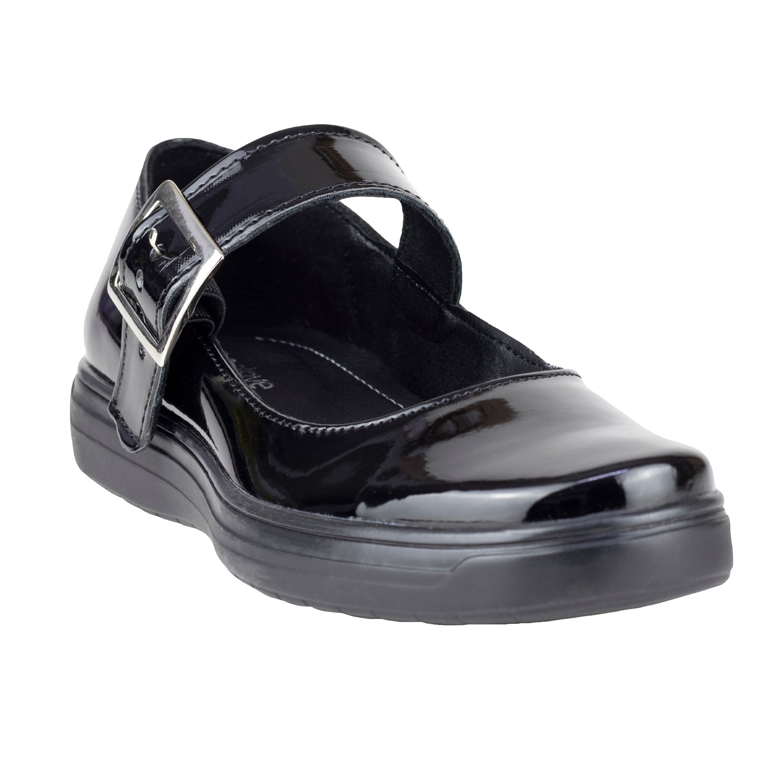 Zapato Escolar Para Niña Green Love 95171 Charol Negro