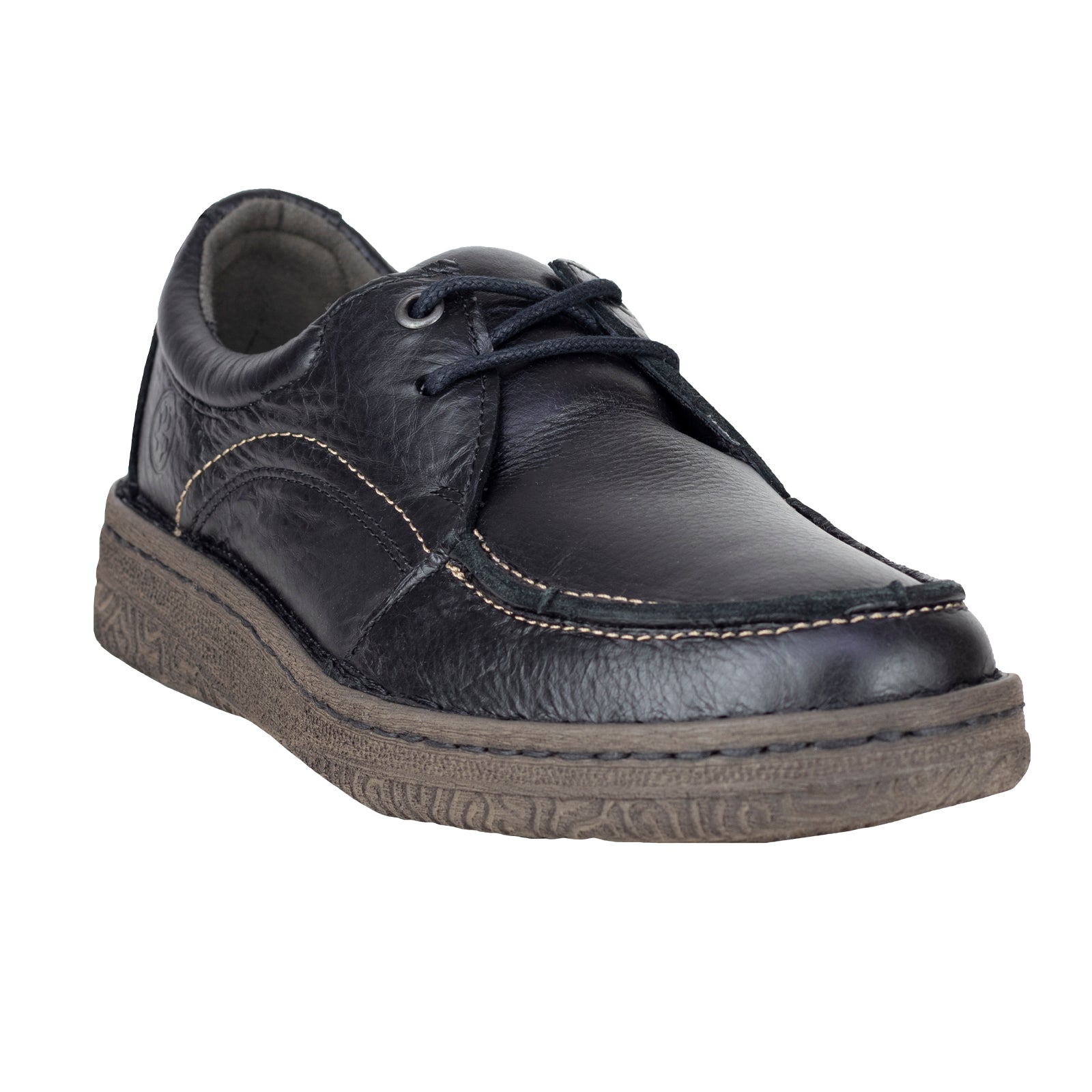 Zapato Confort Semivestir Para Caballero Lobo Solo 7244 Negro