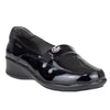 Slip On Casual Dama Onena 8069 Negro Charol