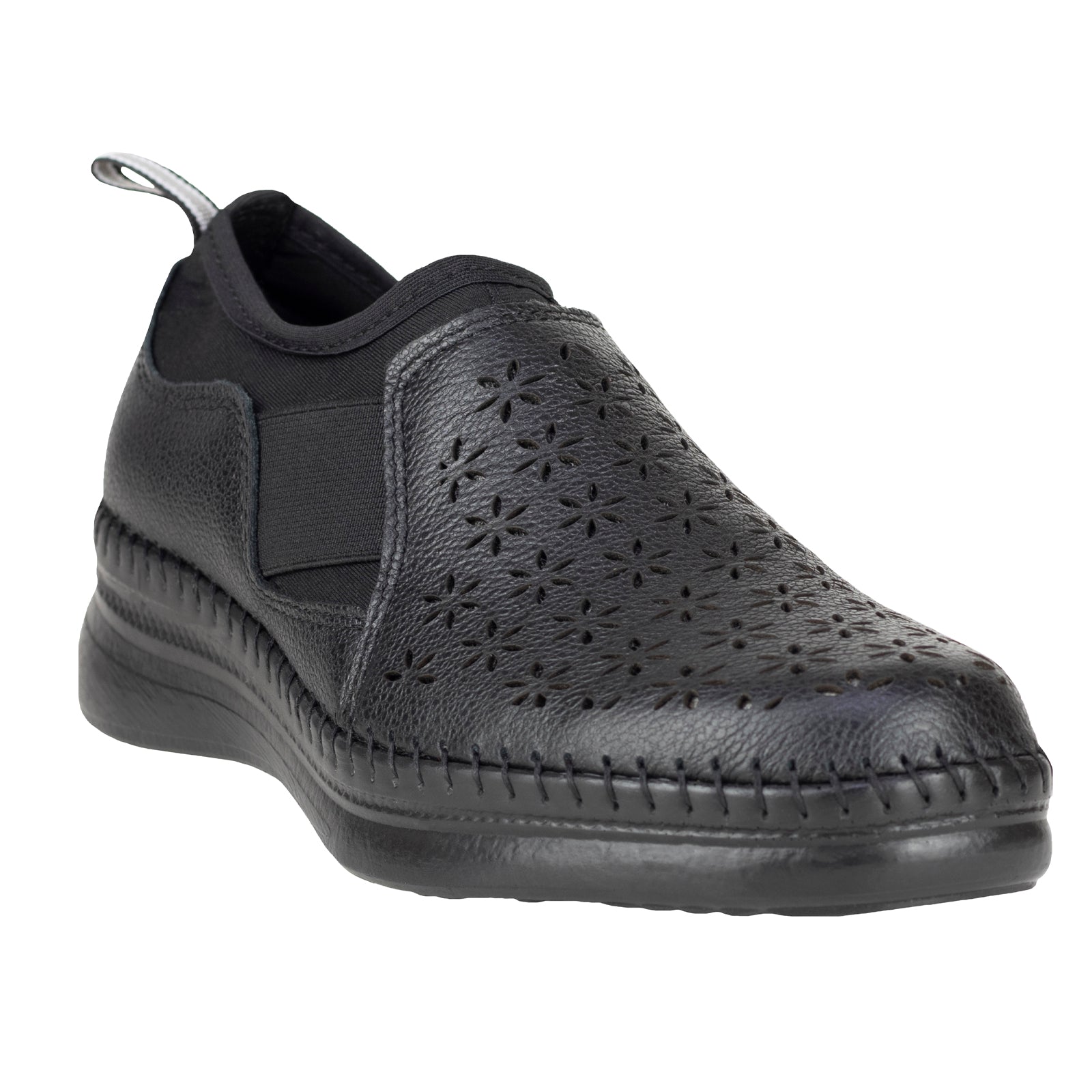 Zapato Mocasín Casual Confort Para Dama Lobo Solo 4991 Negro