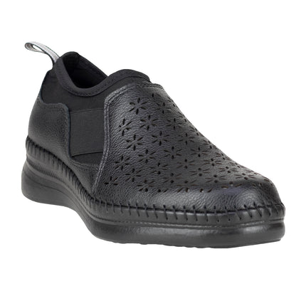 Zapato Mocasín Casual Confort Para Dama Lobo Solo 4991 Negro