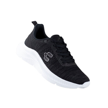 Tenis Charly Thinny Running Dama 1059082 Negro Blanco
