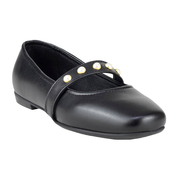 Ballerina Flat Para Niña Chabelo C941-A Negro 22-24