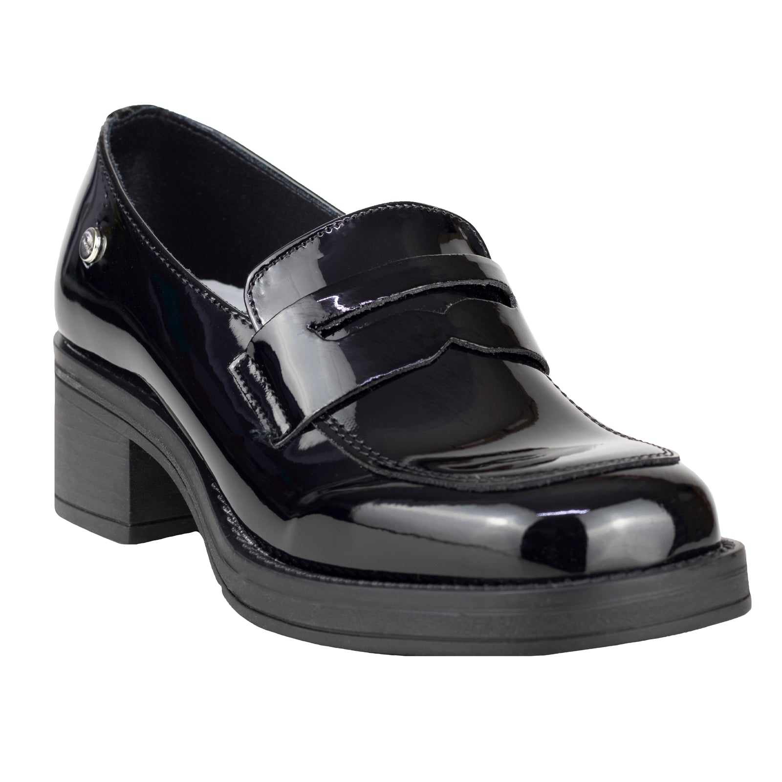 Zapato Loafer Escolar Para Niña Chabelo C186-B Charol Negro 22-26