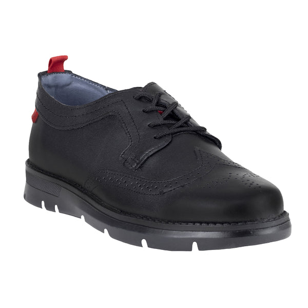 Zapato Escolar Para Niño Vavito 5009 Negro 22-26