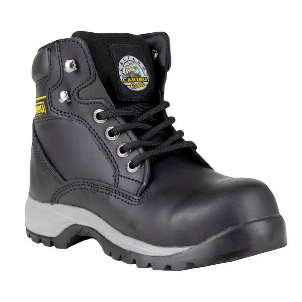 Bota Industrial Tipo II PP Dama Caribu Lady Work 798 Negro