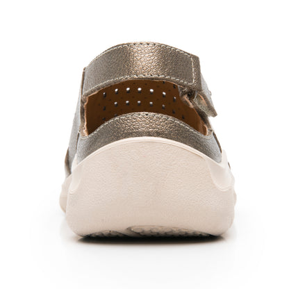 Sandalia Huarache Confort Casual Para Dama Flexi 128706 Antimonio