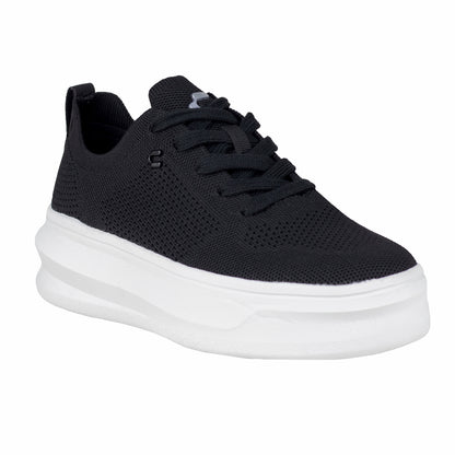 Tenis Confort Plataforma Para Dama Charly 1059936 Negro