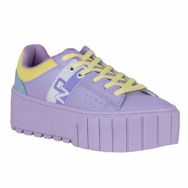 Tenis Urbano Plataforma Dama Capa De Ozono 634802 Lavanda